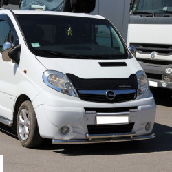 Передній захист ST014/2 (нерж.) для Opel Vivaro 2001-2015 рр