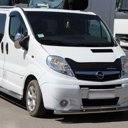 Передній захист ST014/2 (нерж.) для Renault Trafic 2001-2015 рр