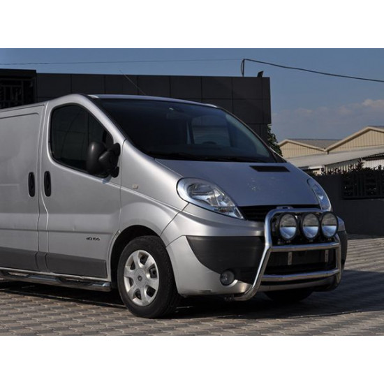 Кенгурятник WT018 (нерж.) для Renault Trafic 2001-2015 рр