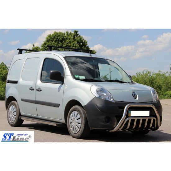 Кенгурятник WT002 (нерж.) для Renault Kangoo 2008-2020 рр