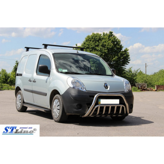 Кенгурятник WT002 (нерж.) для Renault Kangoo 2008-2020 рр