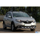 Передня дуга ST015 (нерж.) для Dacia Sandero 2013-2020 рр