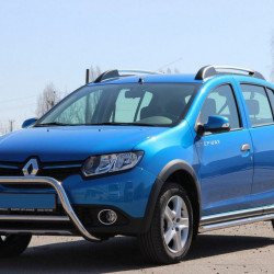 Передня дуга WT006 (нерж.) для Dacia Sandero 2013-2020 рр