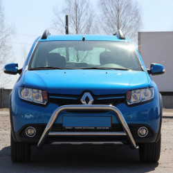 Передня дуга WT006 (нерж.) для Dacia Sandero 2013-2020 рр