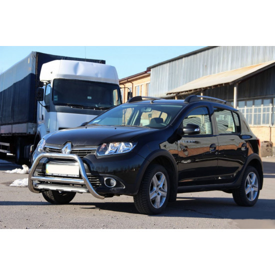 Передня дуга WT006 (нерж.) для Dacia Sandero 2013-2020 рр