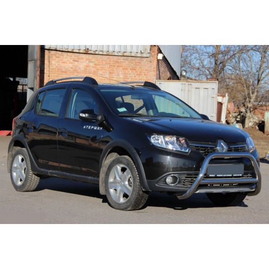 Передня дуга WT006 (нерж.) для Dacia Sandero 2013-2020 рр