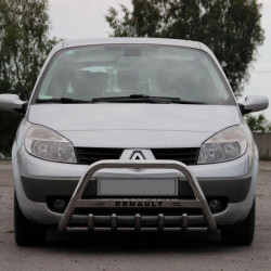 Кенгурятник WT004 (нерж.) для Renault Scenic/Grand 2003-2009 рр