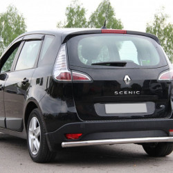 Задня дуга AK002 (нерж) для Renault Scenic/Grand 2009-2016 рр