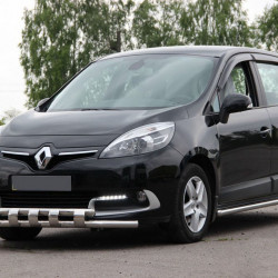 Передня дуга ST015 (нерж.) для Renault Scenic/Grand 2009-2016 рр