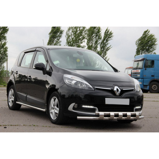 Передня дуга ST015 (нерж.) для Renault Scenic/Grand 2009-2016 рр