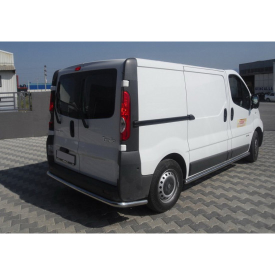 Задній захист AK005 (нерж) для Opel Vivaro 2001-2015 рр