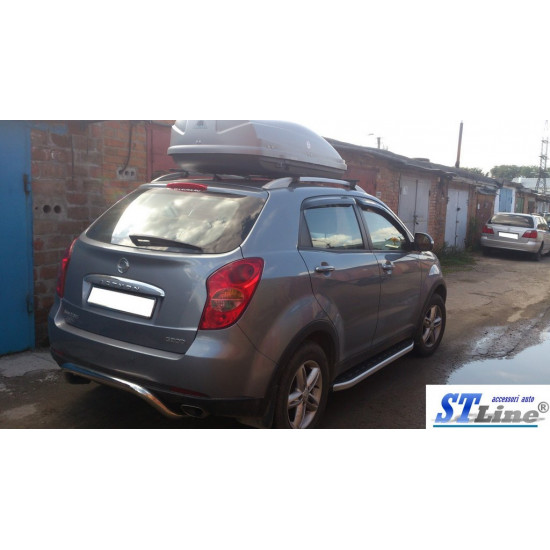 Задня дуга AK007 (нерж) для SsangYong Korando 2010-2019