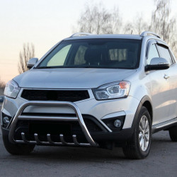 Кенгурятник WT003 (нерж.) для SsangYong Korando 2010-2019