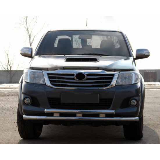 Передній захист ST014 (нерж.) для Toyota Hilux 2006-2015 рр