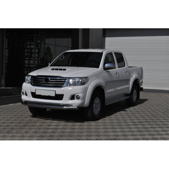 Передній захист ST017 (нерж.) для Toyota Hilux 2006-2015 рр