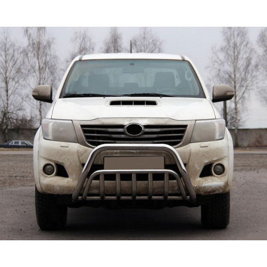 Кенгурятник WT002 (нерж.) для Toyota Hilux 2006-2015 рр