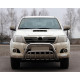 Кенгурятник WT002 (нерж.) для Toyota Hilux 2006-2015 рр