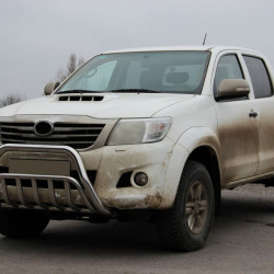 Кенгурятник WT002 (нерж.) для Toyota Hilux 2006-2015 рр