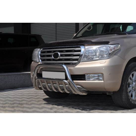 Передня дуга WT002 (нерж.) для Toyota Land Cruiser 200