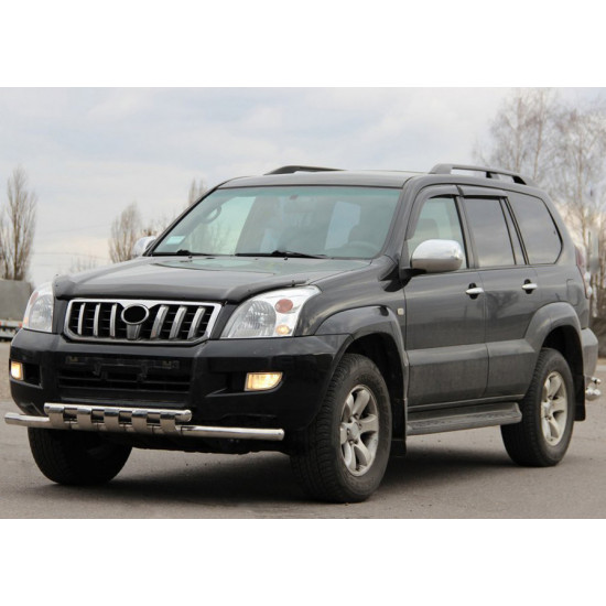 Передня дуга ST015 (нерж.) для Toyota Land Cruiser Prado 120