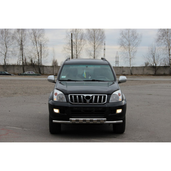 Передня дуга ST015 (нерж.) для Toyota Land Cruiser Prado 120