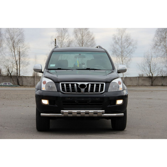 Передня дуга ST015 (нерж.) для Toyota Land Cruiser Prado 120