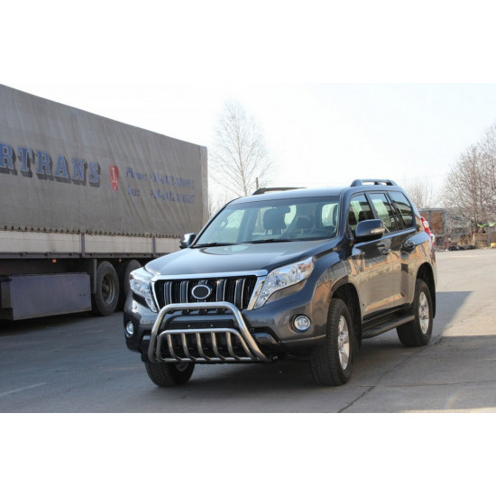 Кенгурятник WT002 (нерж) для Toyota Land Cruiser Prado 150