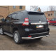 Задня дуга AK005-2 (нерж) для Toyota Land Cruiser Prado 150