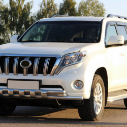 Передній захист ST015 (нерж) для Toyota Land Cruiser Prado 150