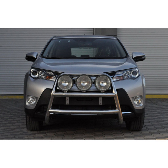 Кенгурятник WT018 (нерж) для Toyota Rav 4 2013-2018 рр