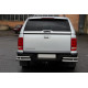 Задні куточки AK003-Double (2 шт., нерж) для Volkswagen Amarok 2010-2022 рр