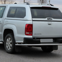 Задній захист AK005-2 (2 шт., нерж) для Volkswagen Amarok 2010-2022 рр