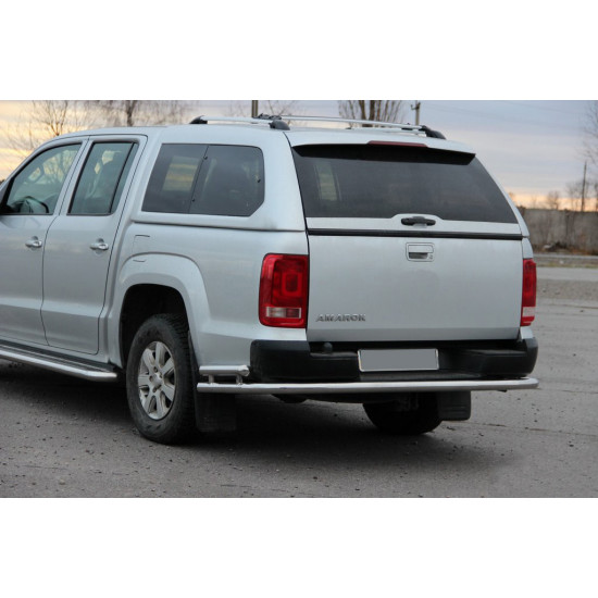 Задній захист AK005-2 (2 шт., нерж) для Volkswagen Amarok 2010-2022 рр