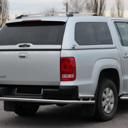 Задній захист AK005-2 (2 шт., нерж) для Volkswagen Amarok 2010-2022 рр