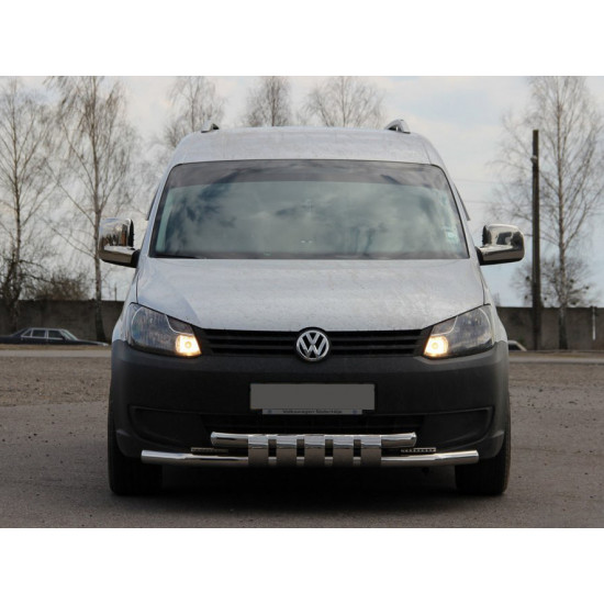 Передній вус Shark ST015 (нерж) для Volkswagen Caddy 2010-2015рр