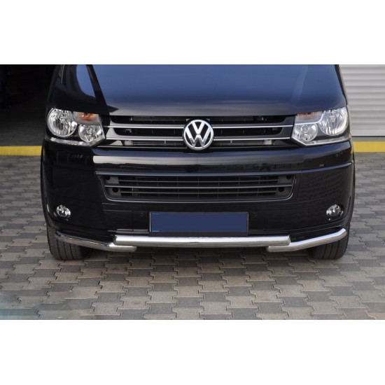 Нижня губа ST009 Greyder (нерж) для Volkswagen T5 2010-2015 рр