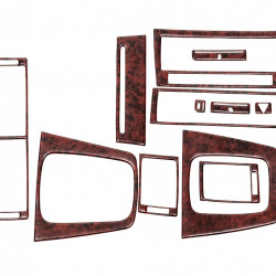 Накладки на панель Темне дерево для Ауди A4 B6 2000-2004 рр