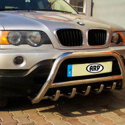 Кенгурятник WT003 (нерж.) 60мм для BMW X5 E-53 1999-2006 рр