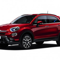 Молдинг скла (4 шт) для Fiat 500X