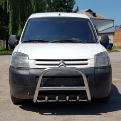 Кенгурятник WT003 нерж.) 50мм для Citroen Berlingo 1996-2008 рр