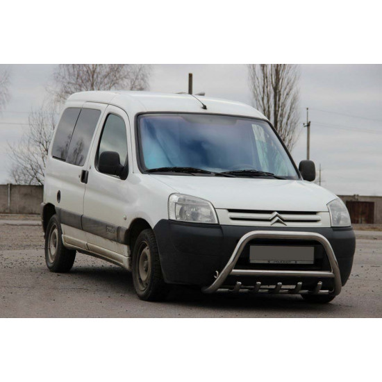 Кенгурятник WT003 нерж.) 60мм для Citroen Berlingo 1996-2008 рр