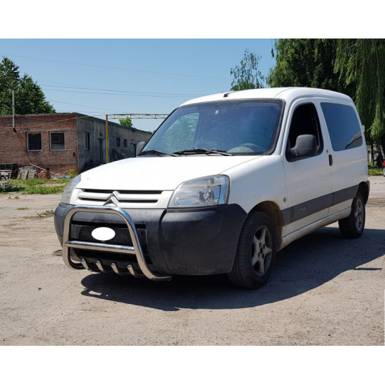 Кенгурятник WT003 нерж.) 60мм для Citroen Berlingo 1996-2008 рр