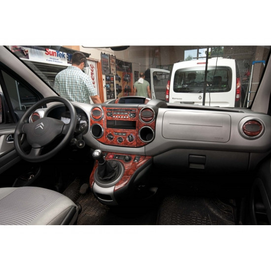 Накладки на панель Дерево для Citroen Berlingo 2008-2018 рр