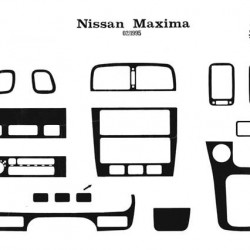 Накладки на панель Дерево для Nissan Maxima 1995-2000 рр