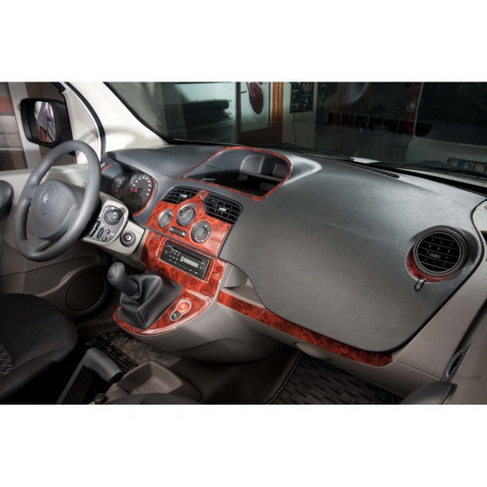 Накладки на панель Дерево для Renault Kangoo 2008-2020 рр