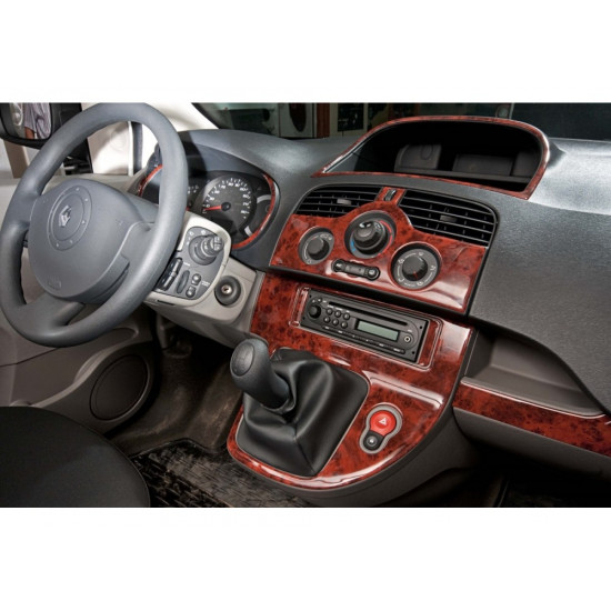 Накладки на панель Дерево для Renault Kangoo 2008-2020 рр