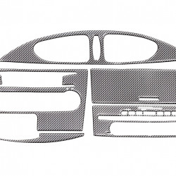 Накладки на панель (2005-2007) Дерево для Renault Laguna рр