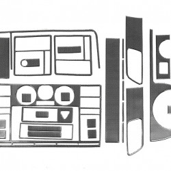 Накладки на торпеду (Туреччина) Карбон для Volkswagen T5 Transporter 2003-2010 рр