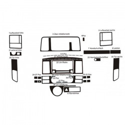 Накладки на панель Дерево для Volkswagen T5 2010-2015 рр