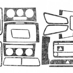 Накладки на панель Дерево для Volkswagen Passat B6 2006-2012рр